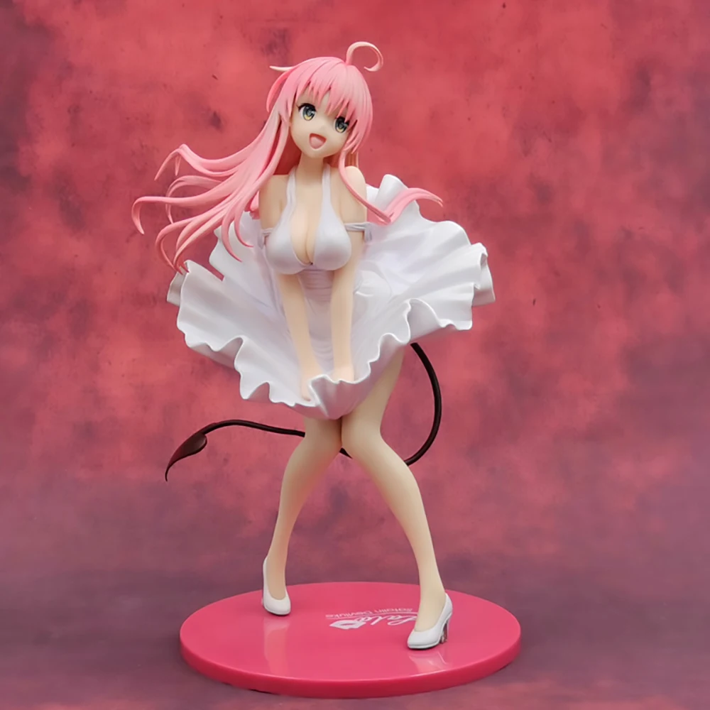 

24cm To Garage Kit Cosplay Marilyn Monroe Pink Long Hair PVC Sex Girl Anime Adult Game Figure Gift