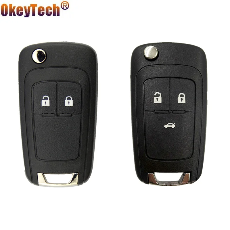 

Okeytech 433MHz 2/3 Buttons For Opel Vauxhall Corsa E Astra J Insignia Zafira C 2009-2016 Car Remote Key Circuit Board ID46 Chip