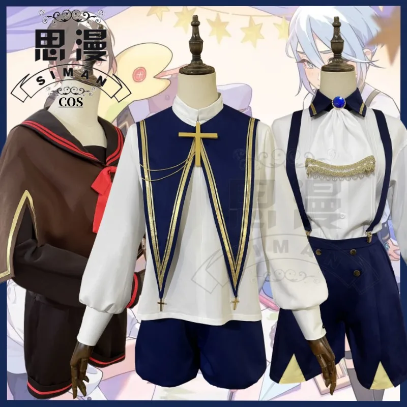 

COWOWO Аниме! Nu: Carnival Yakumo Olivine Edmond, детский игровой костюм, униформа, костюм для косплея, наряд для вечеринки, повседневная одежда
