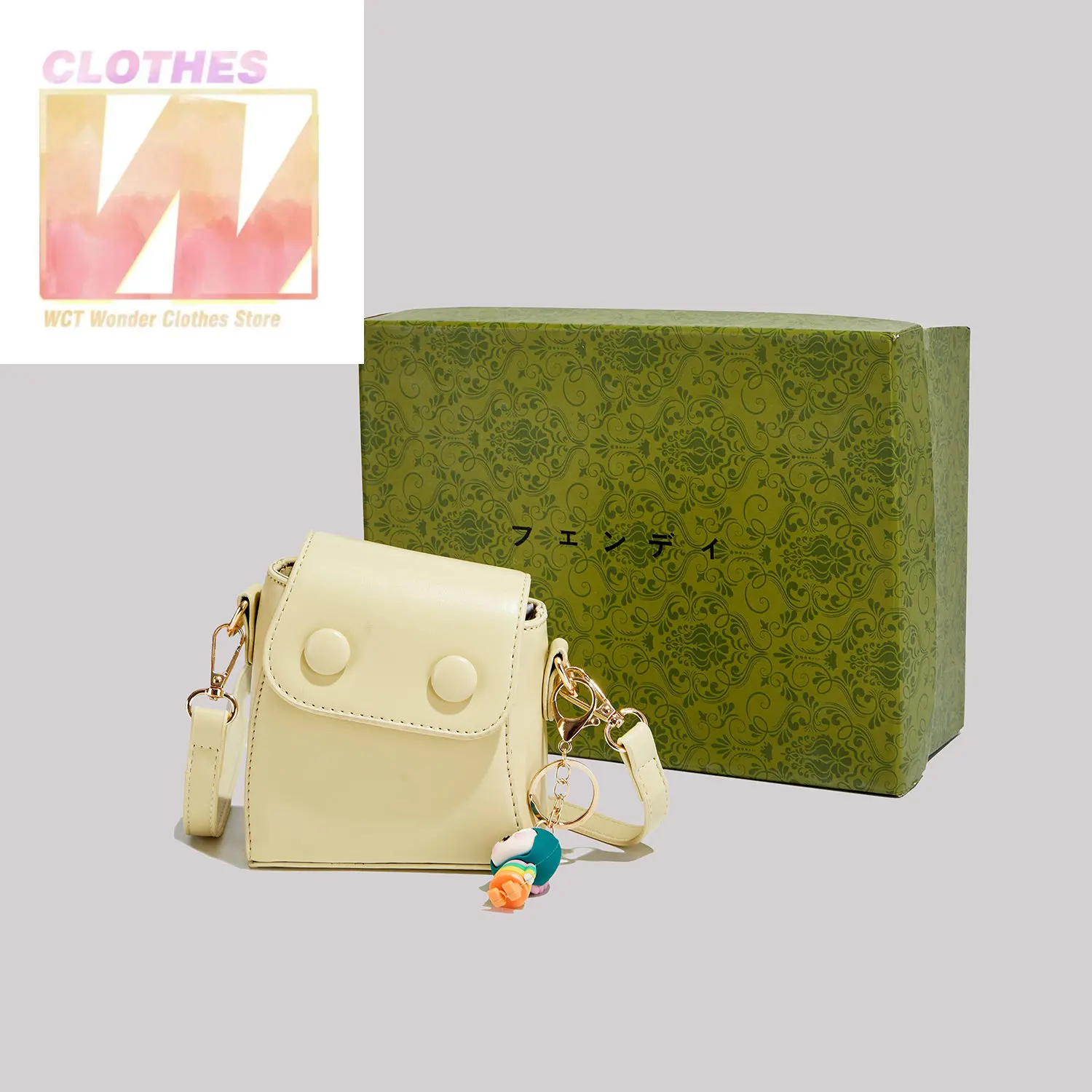 2023 New Trend Small PU Leather Mini Bags for Women Phone Bag Solid Color Designer Handbags Purse Portable Simple Shoulder Bag