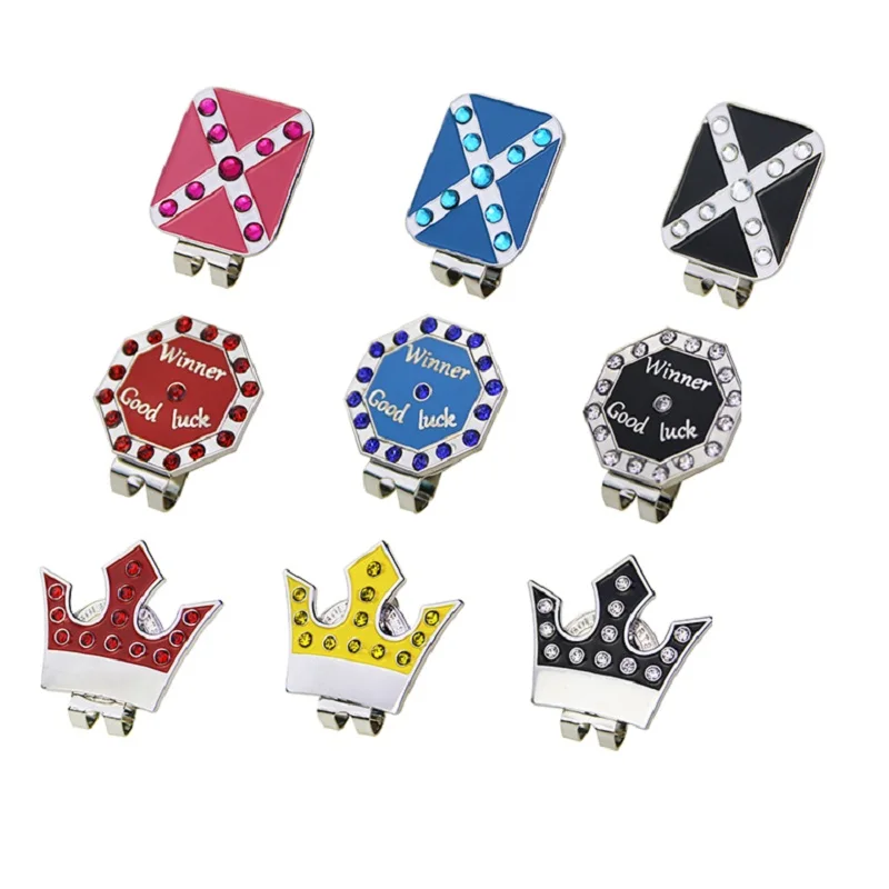Marker And Visor Hat Clip Personality Golf Gift Golf Training Aids For Golf Lovers