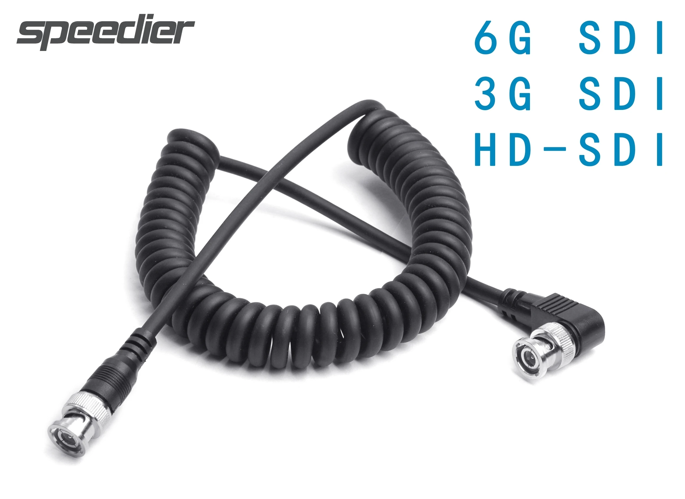 Эластичный спиральный широковещательный качественный 6G 3G HD-SDI 4K HD SDI пружинный