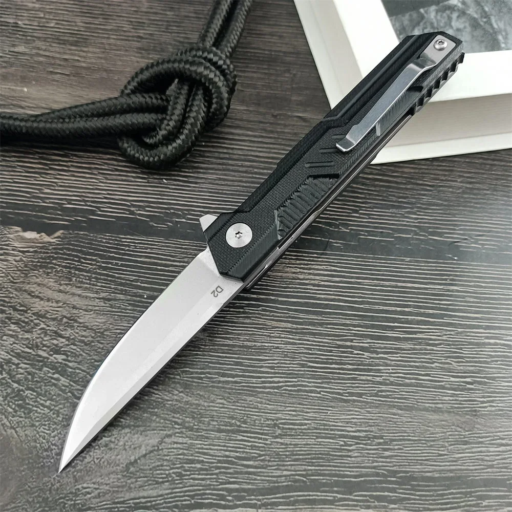 Высококачественный Складной Карманный Нож 8CR13MOV Лезвие G10 Ручка-флиппер Открытый
