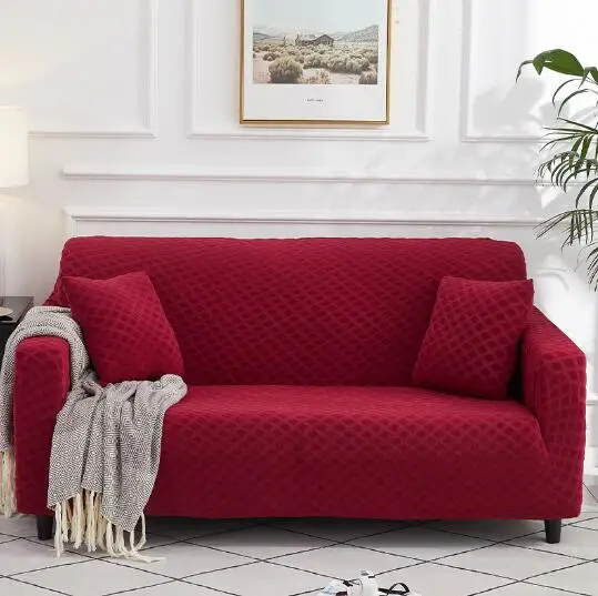 

Solid Four Seasons Universal Sofa Cover Elastic All Inclusive Sofa Cover Dust Proof Sofa Cushion_AN2083