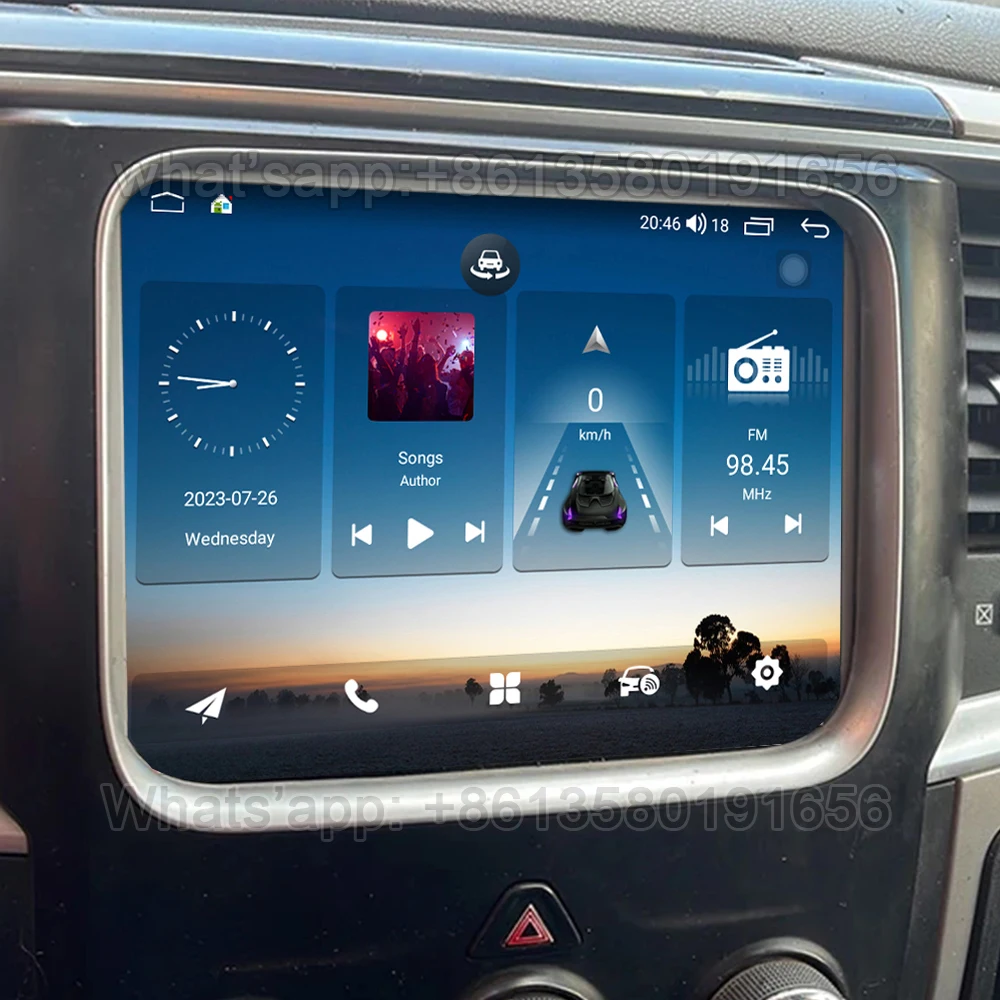 Для смартфона Durango RAM 1500 2500 JEEP Grand Cherokee Carplay GPS Автомагнитола мультимедийный плеер