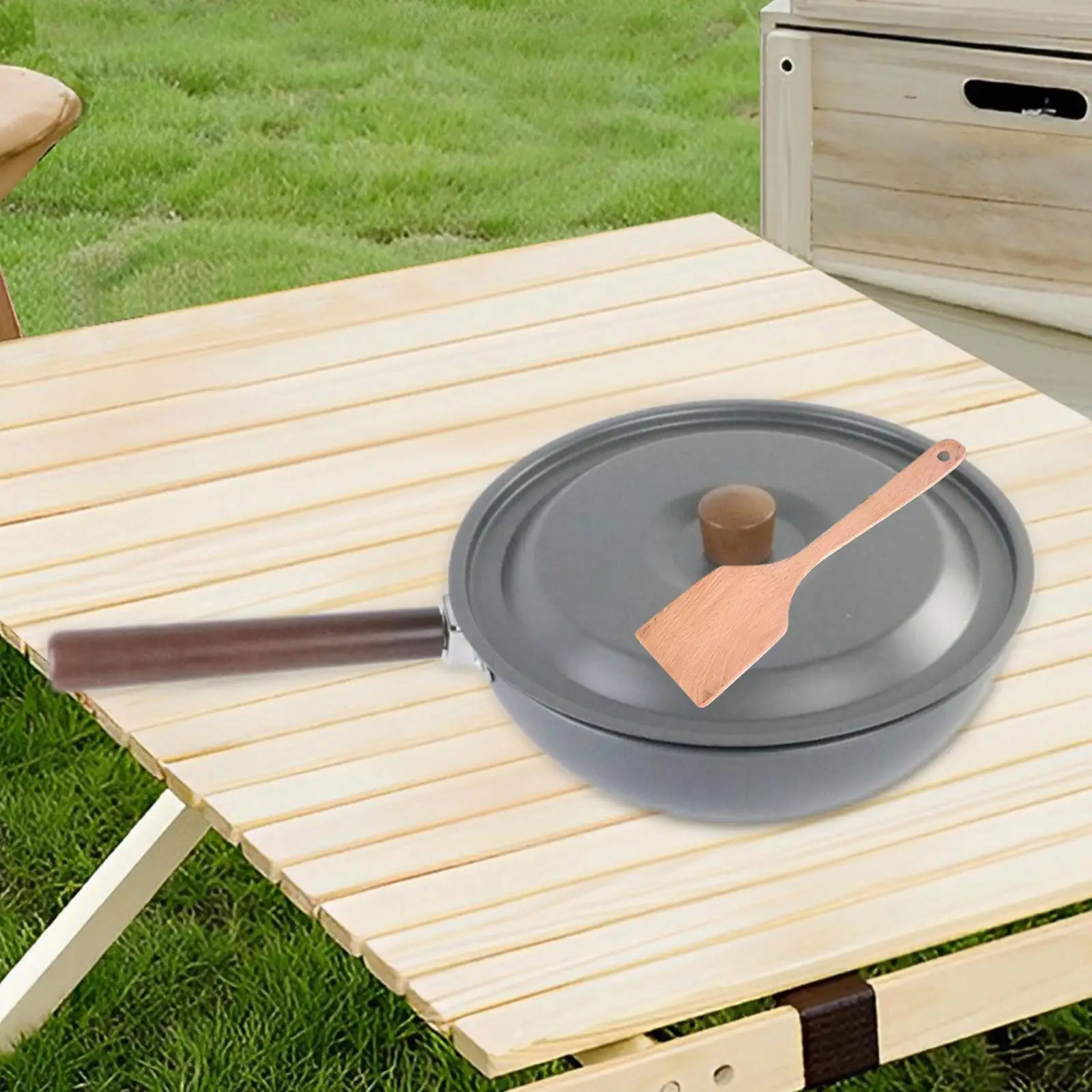 Сковорода для приготовления пищи кухонная посуда со съемной ручкой не прилипает