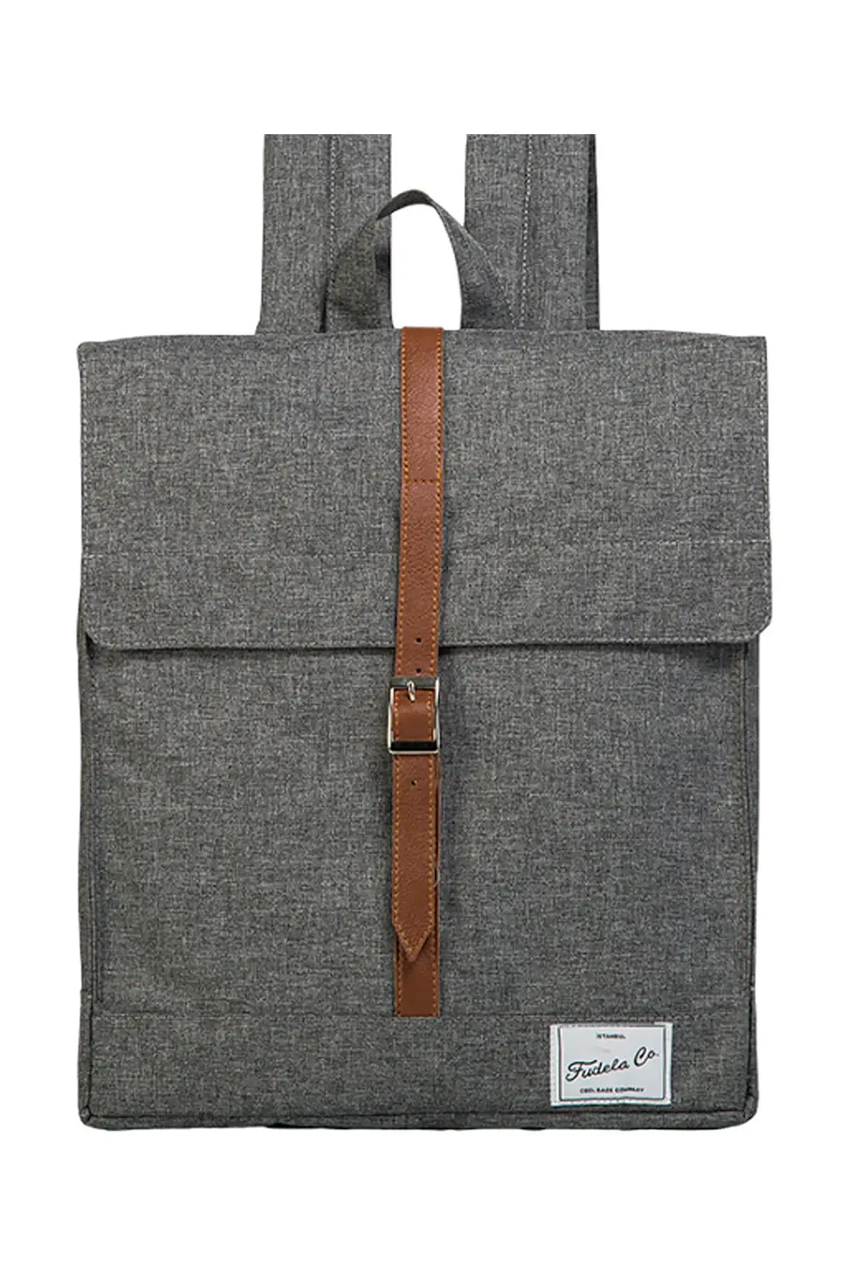 

Gray Unisex Backpack MBS 04