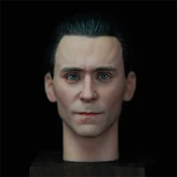 for sale 16th hand painted loki tom hiddleston vivid head sculpture carving for 12 ph tbl action figure
