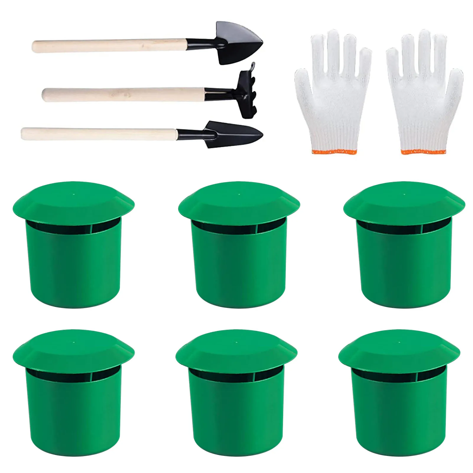 

Snail Trap Snail Catcher Snail Boxes With Roof Snail Catch Box 6 PCS Durable And Reusable Slugs Trap Plant Protection Useful