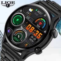 2022 nfc bluetooth call smartwatch men amoled always display sports fitness clock ip68 waterproof smart watch for huawei xiaomi