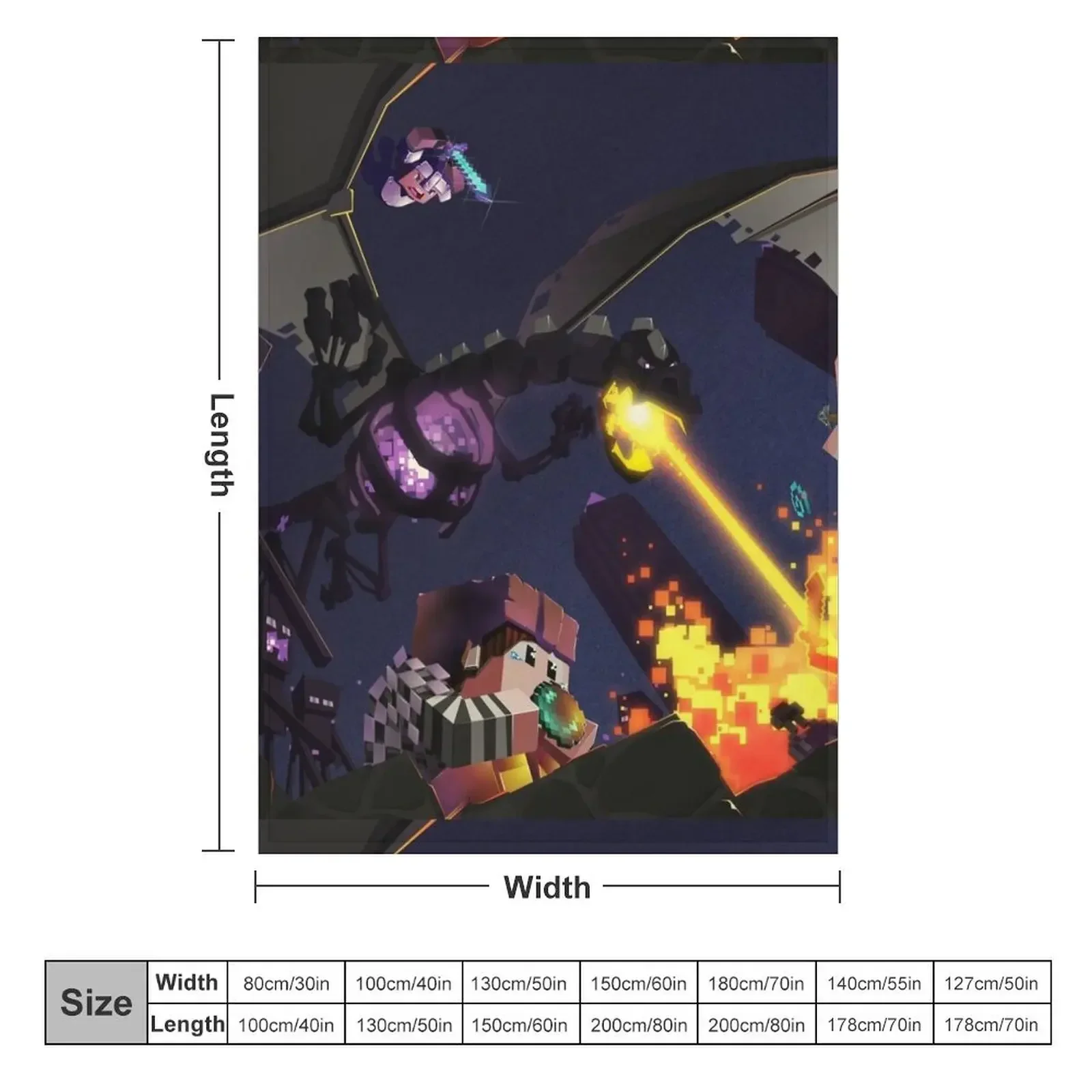 Эпическое одеяло с драконом Ender Battle дорожные Чехлы для кровати одеяла