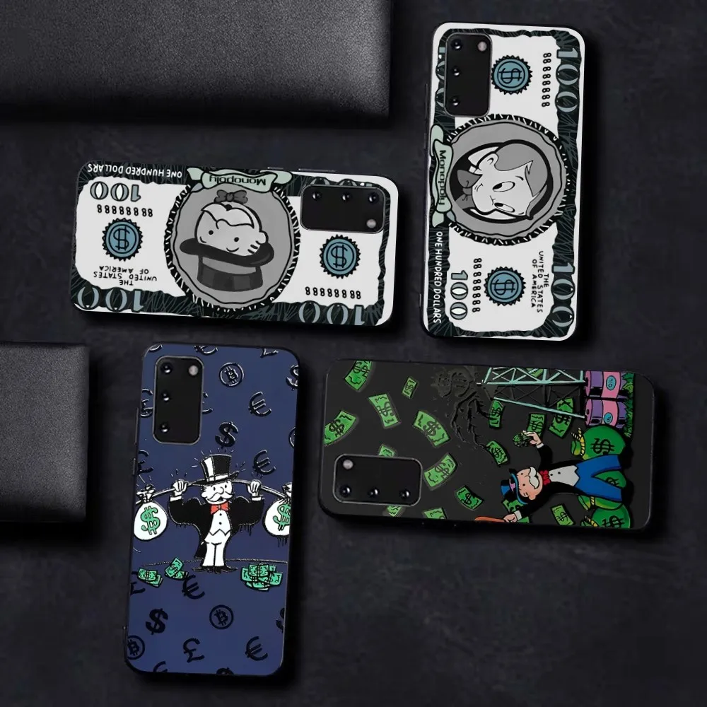 

Cartoon Luxury Dollar MonopolyS Phone Case For Samsung S 9 10 20 21 22 23 30 23plus lite Ultra FE S10lite Fundas