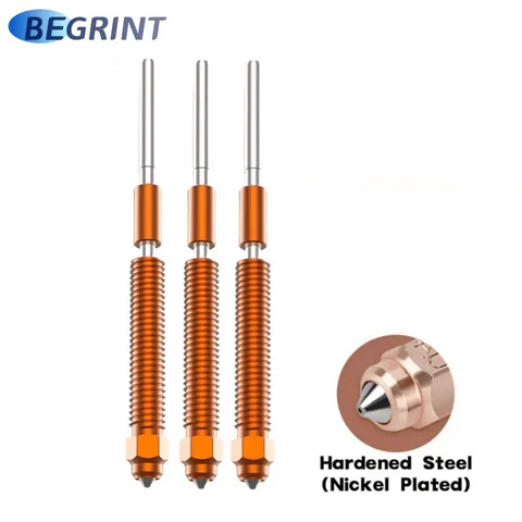 Для Creality Hi Combo K2 Plus комплект насадок для быстрой замены из закаленной стали, цельнометаллический дизайн для Creality K2 Plus/Hi Combo