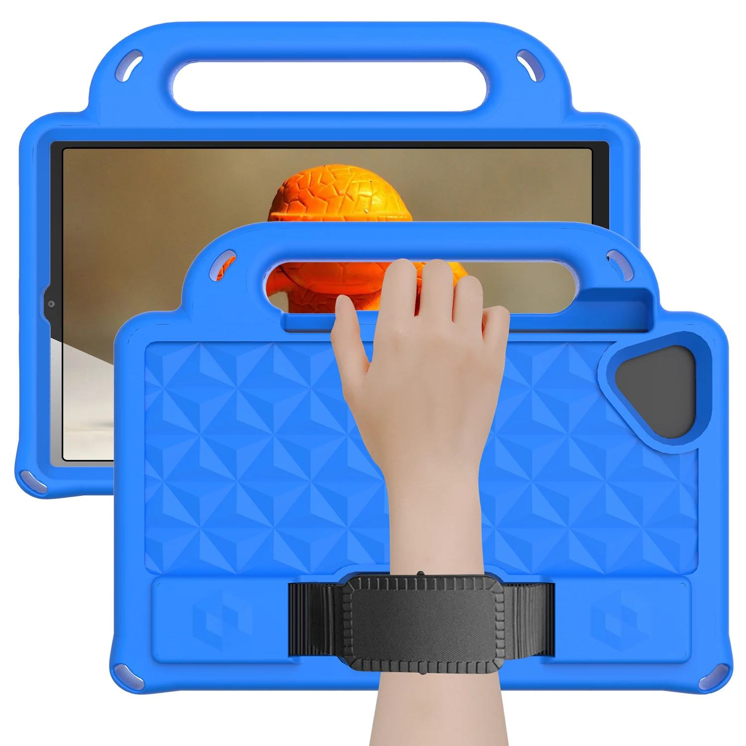 

Детский безопасный противоударный чехол для планшета Samsung Galaxy Tab A7 Lite 8,7 2021 _ T220 T225, чехол из ЭВА + плечевой ремень