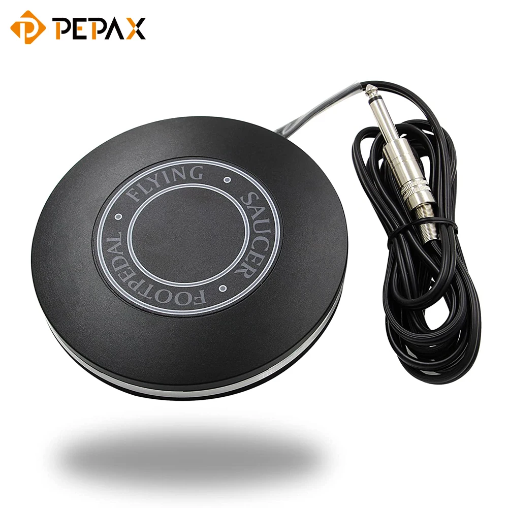 

Tattoo Foot Pedal 360 Degree Round Stainless Steel Tattoo Pedals with 6.5ft Silicon Soft Wire for Tattooing Tattoo Machine Power