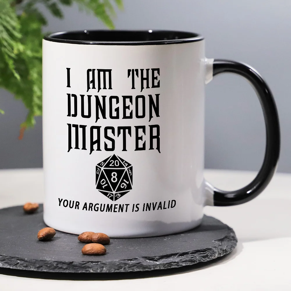 Фото 1 шт., забавная кофейная кружка D&D на 11 унций — юмор «Your Argument Is Invalid», идеальный подарок для геймеров и любителей игр, изолированная кружка с муравьем №1
