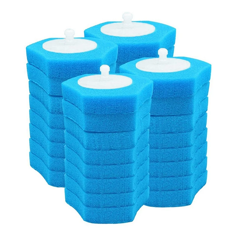

32 Pcs Toilet Stick Replacement,Toilet Cleaner Replacement,Disposable Toilet Brush Head,Toilet Brush Replacement Head