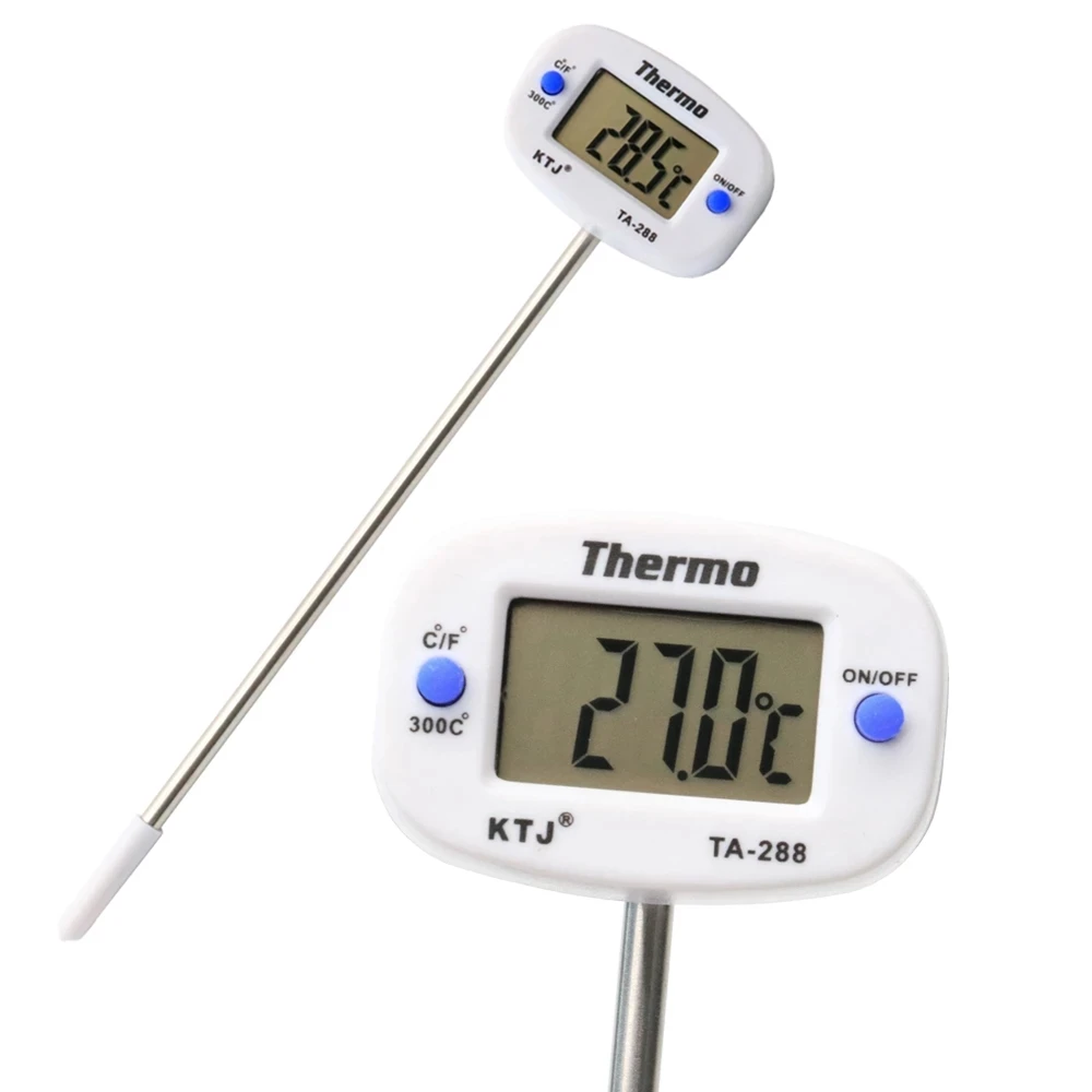 

TA288 Needle Food Thermometer Kitchen Food Oil Thermometer Milk Thermometer Water Thermometer Electronic Thermometer