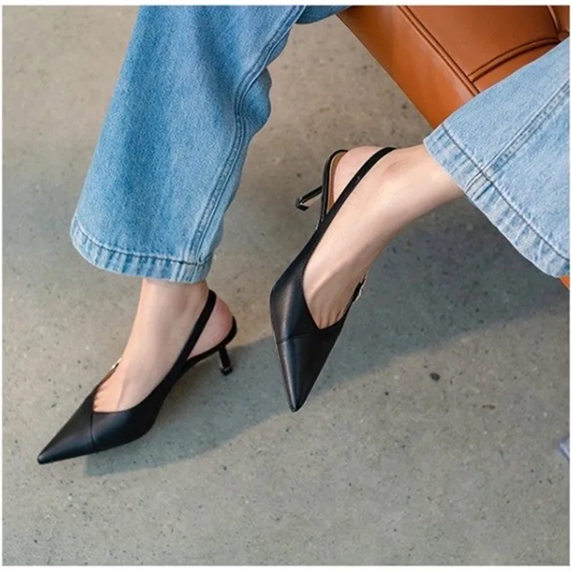 2022 Summer Brand Women's High Heels Luxury Gladiator Slingback High Heels Bridal Shoes Comfort High Heel Party Wedding Shoes