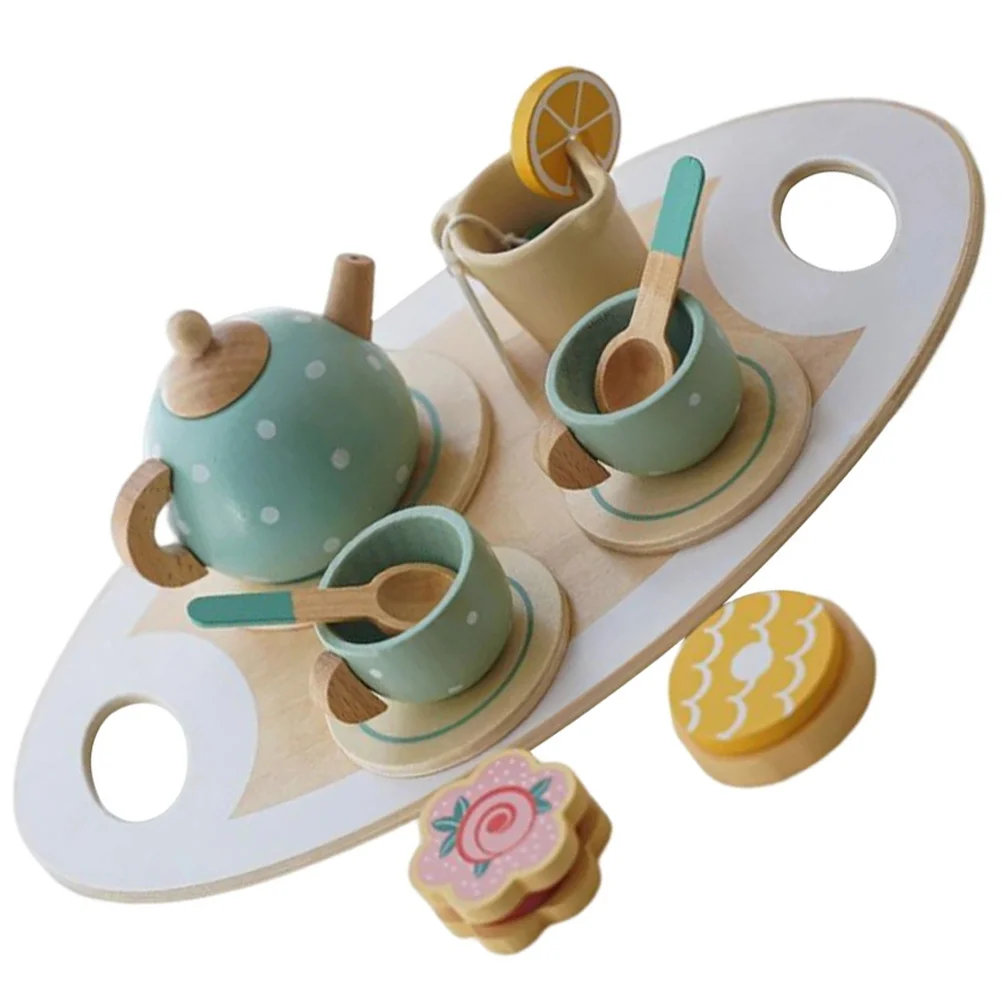 

Имитация чайного набора игровой домик игрушки детский игровой набор ролевая девочка подарок на день рождения детский деревянный