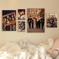 friends classic tv show diy poster kraft paper prints and posters stickers wall painting