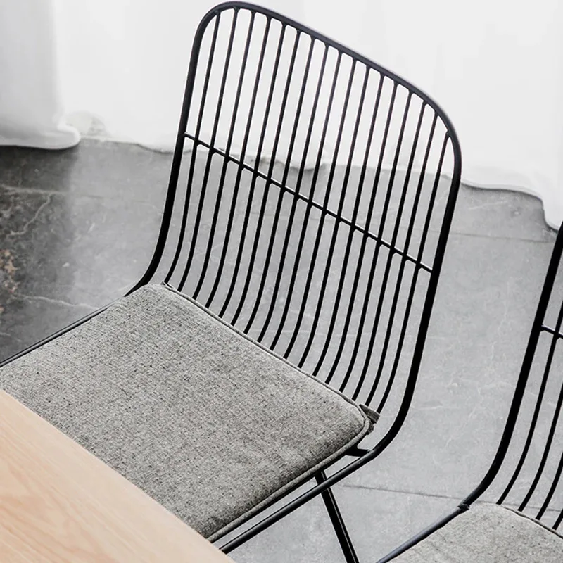 Металлическое кресло для макияжа в скандинавском стиле современный комод