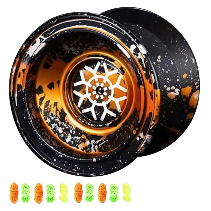 

NEW-Unresponsive Yoyo,Professional Yoyo For Kids,Aluminum Beginner Yo-Yos Ball For Yoyo Players With 10 Yo Yo String