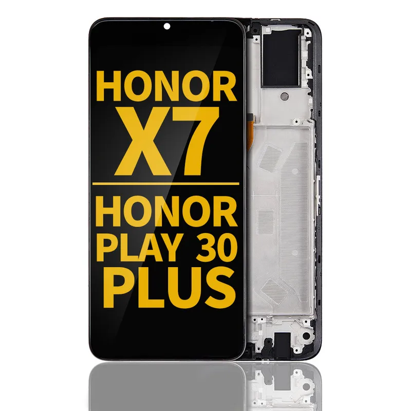 

LCD Screen With Frame Replacement For Honor X7 / Honor Play 30 Plus (Refurbished) (Black)