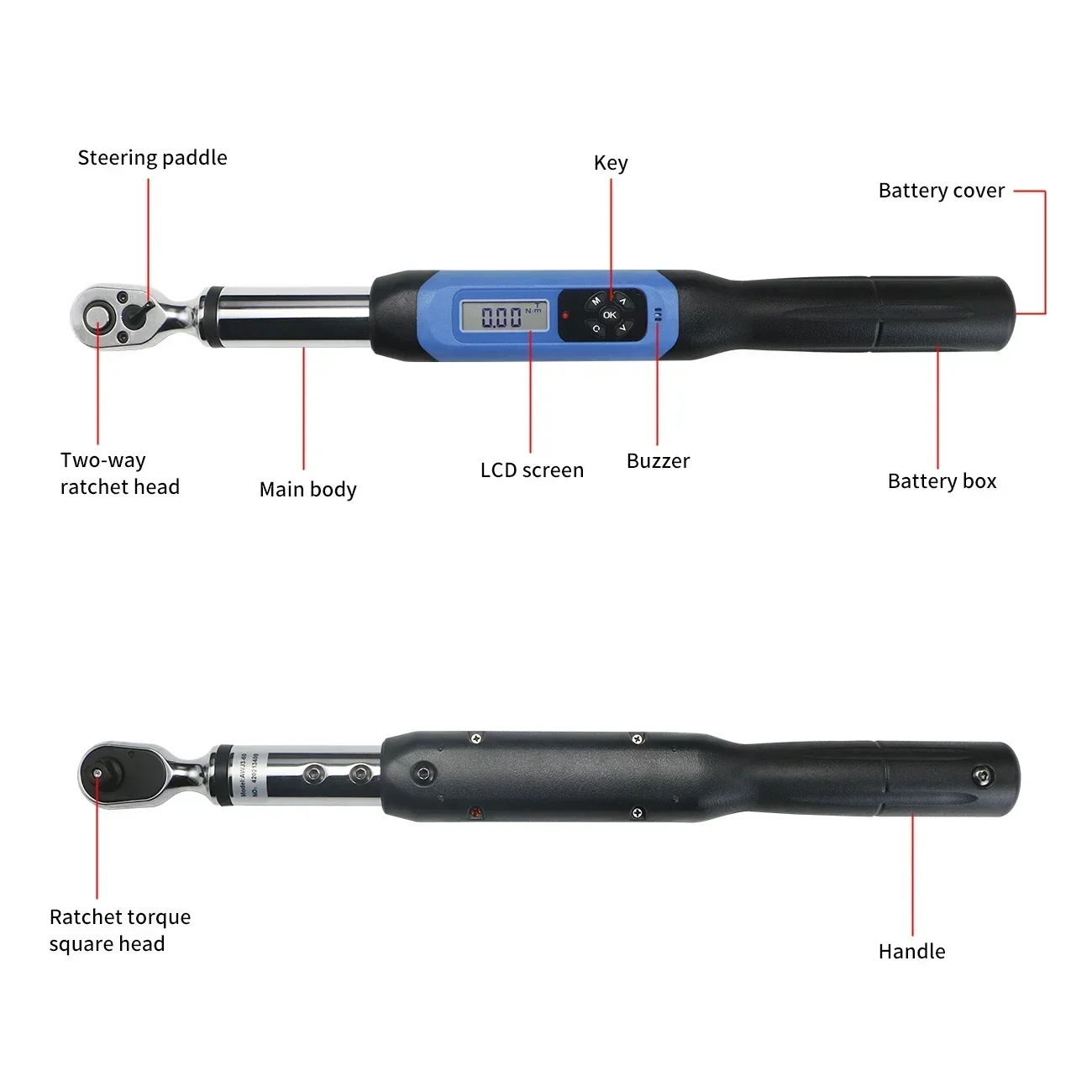 Shahe 3/4 &quotDigial динамометрический ключ электронный инструмент для ремонта