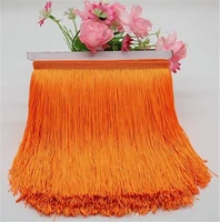 1yards length 10cm wide lace fringe trim tassel fringe trimming for diy latin dress stage clothes accessories lace