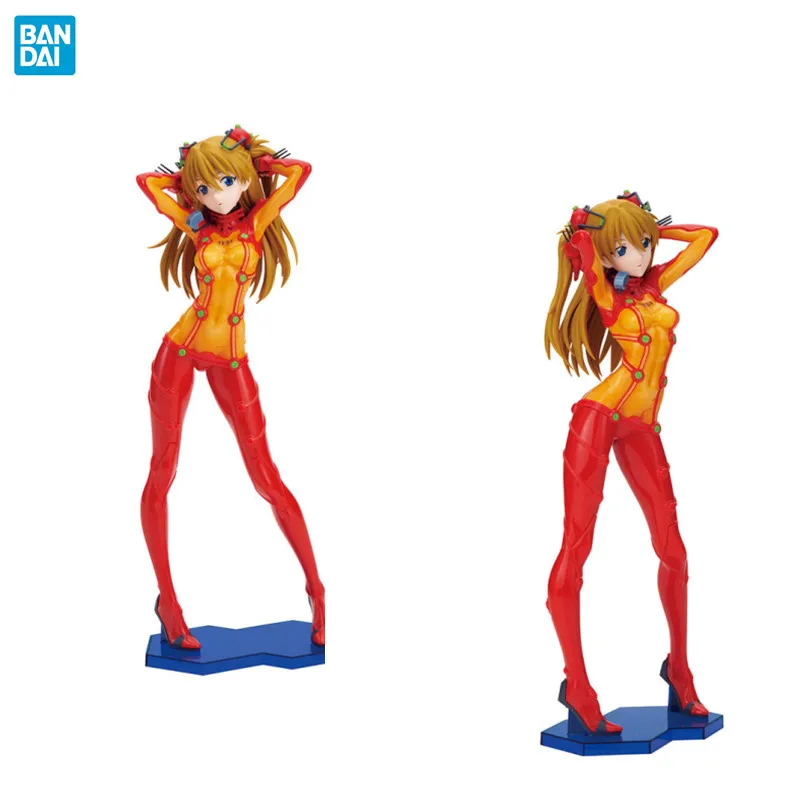 

Bandai Original Figure-rise Labo Asuka Langley Soryu Anime Figure SHIKINAMI ASUKA LANGLEF EVA Action Figure Toys Gifts Children