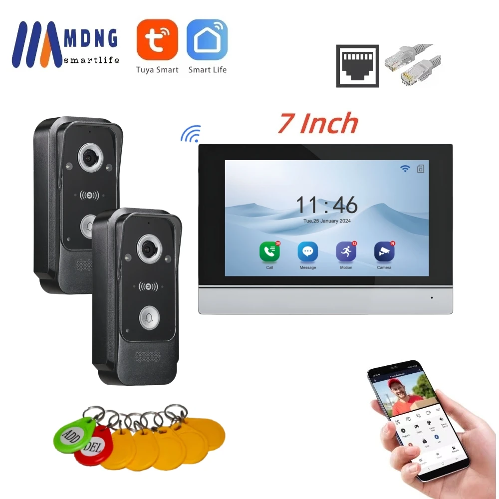 Беспроводной видеодомофон MDNG 7 дюймов