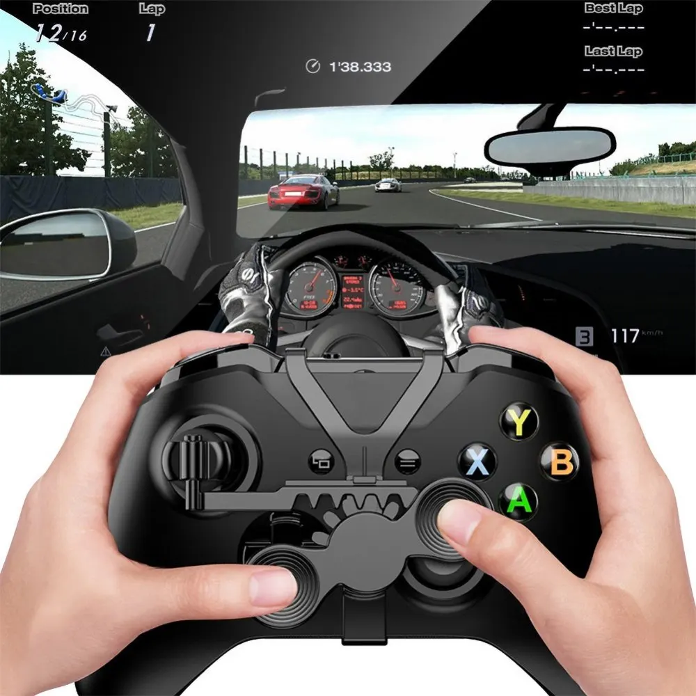 Игровой контроллер на руль для XBOX серии X/S черный мини-геймпад гоночных игр