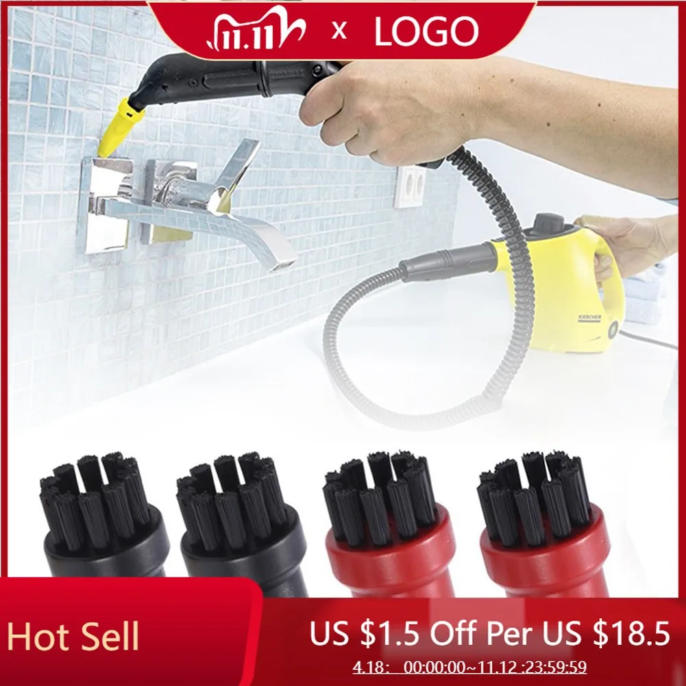 

4Pcs Brush Nozzle For KARCHER Steam Cleaner SC1 SC2 SC3 SC4 SC5 Household Kitchen Bathroom Toilet Brushes Cleaning Tool