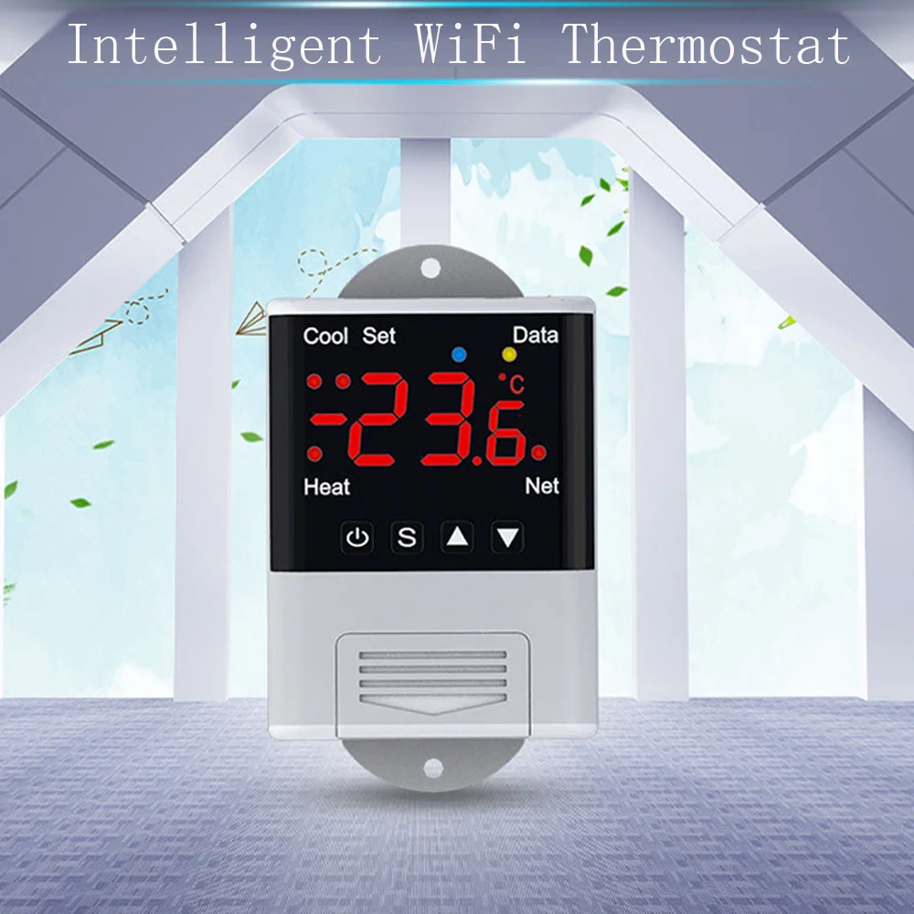 Термостат DTC1201 с Wi-Fi и цифровым дисплеем 110-230 В переменного тока