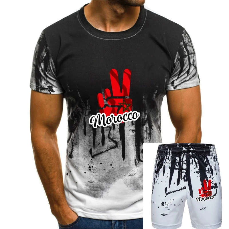 

2020 Newest Fashion Tops Summer Cool T-Shirt Men - Jdm / Die Cut - Flag - Morocco - Victory - Africa Win Soccerer Boxen Shirt