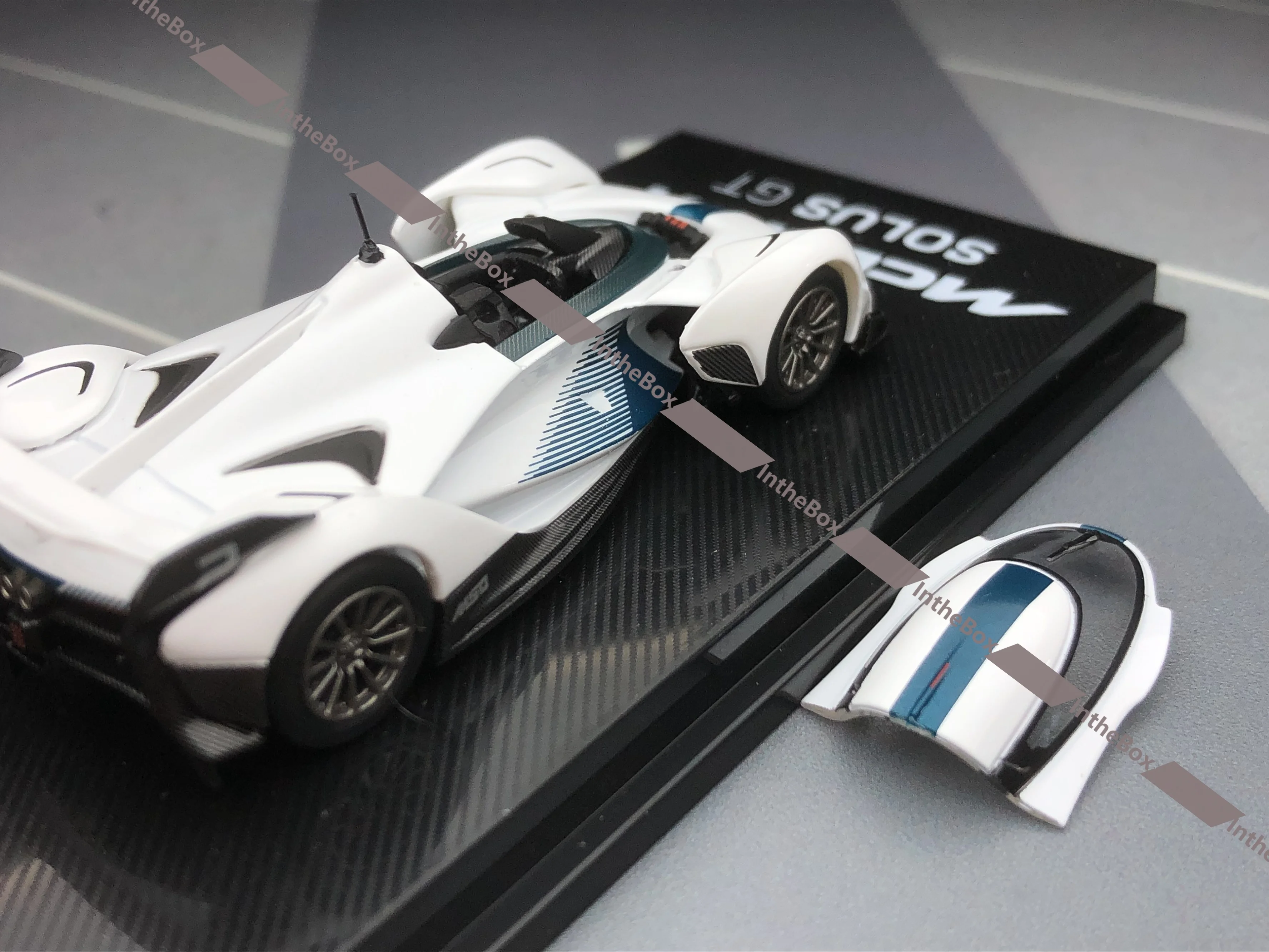 CM 1:64 White Solus GT гоночная спортивная модель литой под давлением металлический