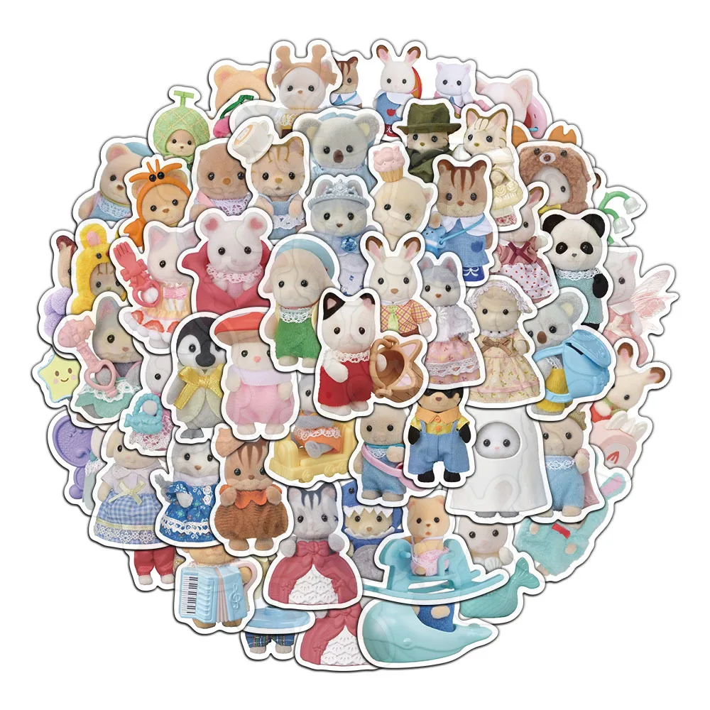 

Набор стикеров Calico Critters