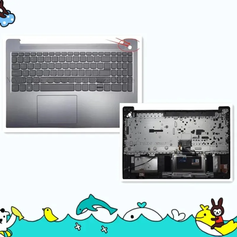 . 5CB1M46849 Новинка для IdeaPad Slim 3 15IRH8, упор для рук с клавиатурой с подсветкой 5CB1M46849 (art.: 3920d3f779830) - 3920d3f779830