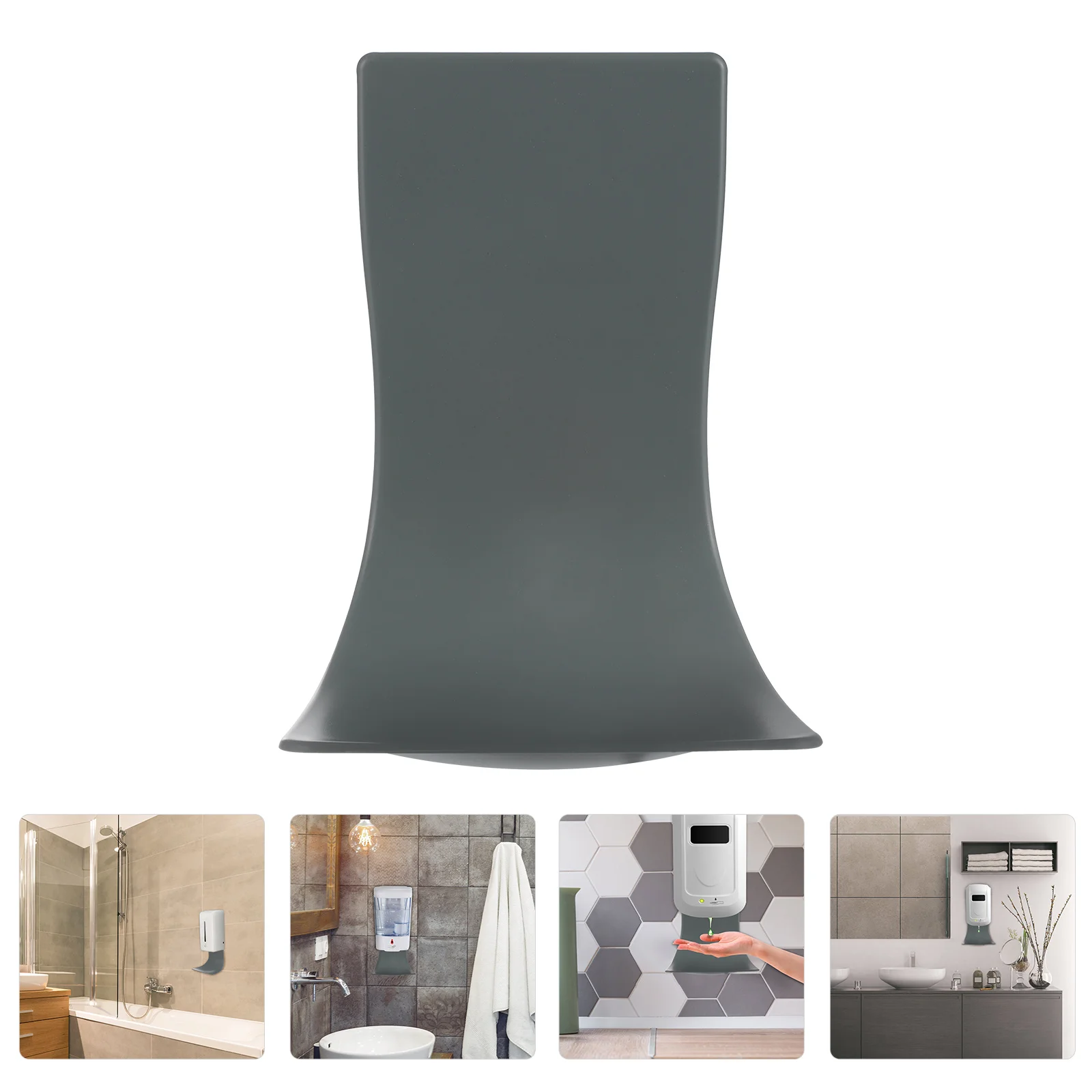 

Water Tray Wall-mounted Soap Dispenser Plastic Drip Automatic Spray Container Holder Lotion