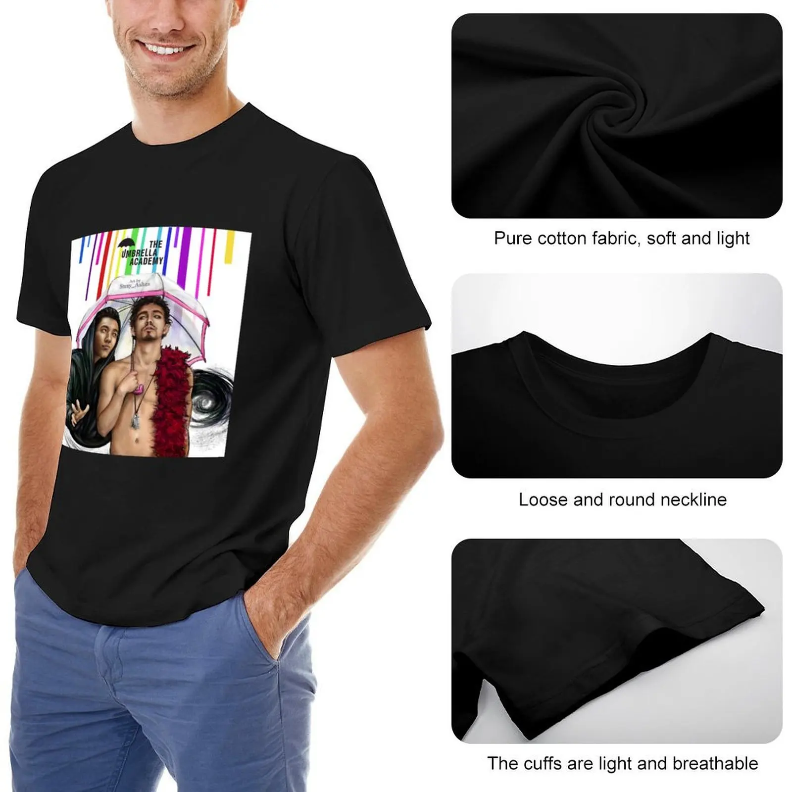 Академия Амбрелла - футболка Клауса и Бен блузка одежда в стиле аниме мужские