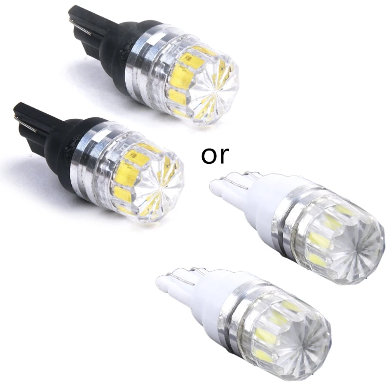 

Bright LED Signal Bulbs W5W Car Interior Reading Lights T10 Dome Auto Interior Wedge Side License Plate Lamp Tail Light T3EF