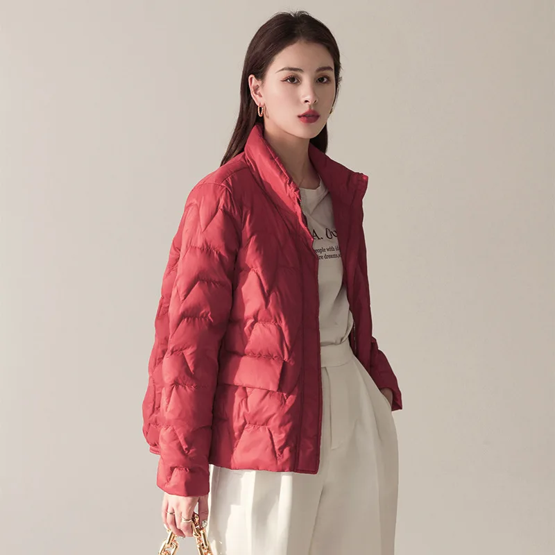 GOPLUS Down Jacket Women Stand Collar White Duck Down Winter Clothes Women 2022 Fashion Coats Clothing ropa de invierno mujer