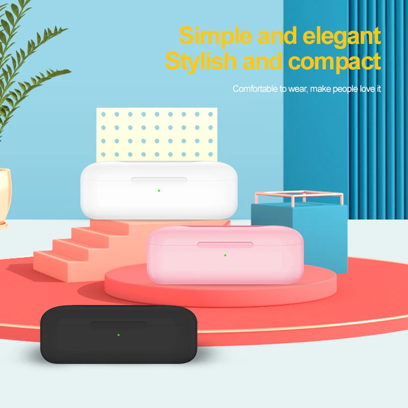 

Touch Control Mini Bluetooth 5.1 Earphone In-Ear Detection Stereo 9D Hifi Sound Tws Earbuds Wireless Headphones Sport Headset