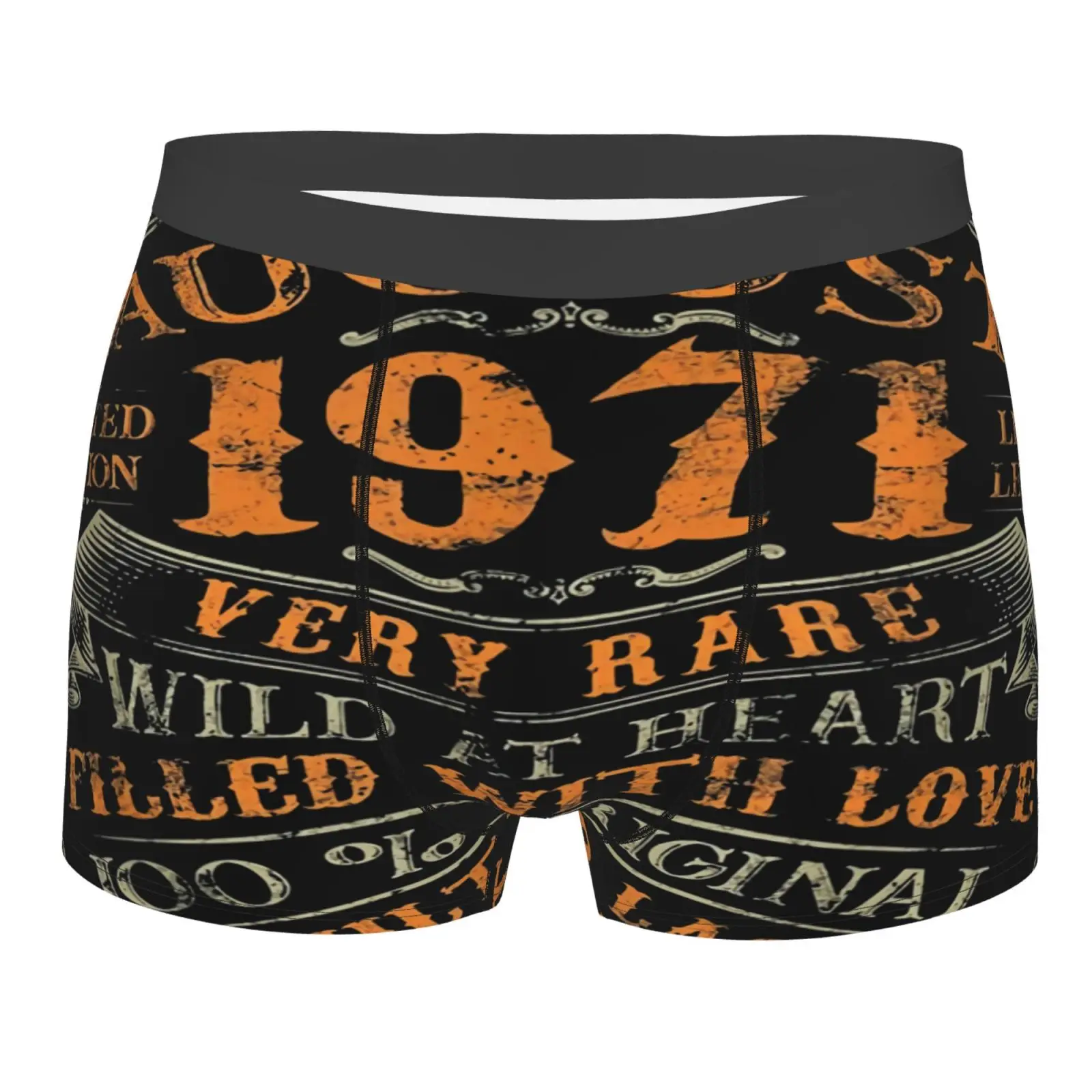 

Мужские трусы-боксеры 49 лет, темно-синие спортивные трусы, роскошное сексуальное нижнее белье для мужчин 49 августа 1971