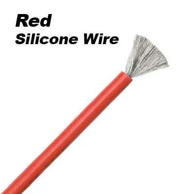 

Термостойкий кабель красный черный 30/28/26/24/22/20/18/16AWG силиконовый