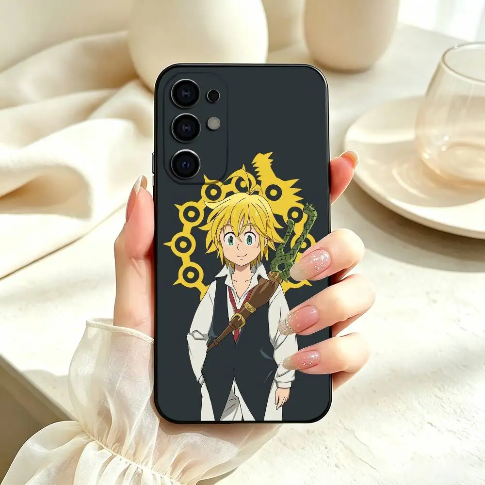 Фото Чехол для телефона M-Meliodas The Seven Deadly Sins для Samsung S25, S24, S21, S22, S23, S30, Ultra, S20, Plus, Fe, Lite, Note, 10, черный №5