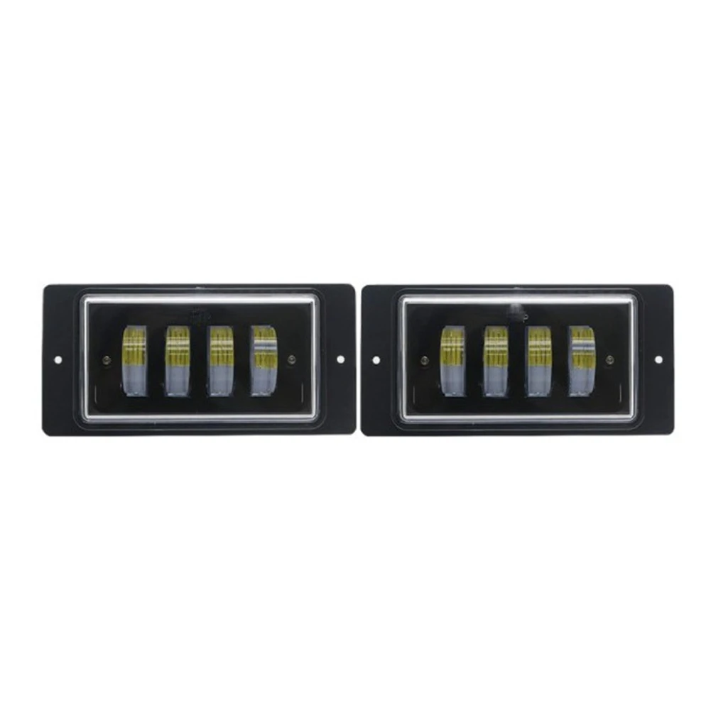 

Car Front Fog Lamp ABS Waterproof White Light 4 LED Fog Lamp for Lada 2110 -2117