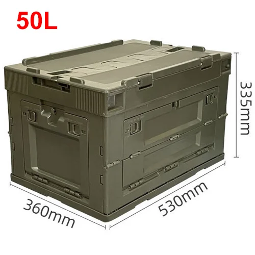 

Складной ящик для хранения 20/50 л, черный/хаки/зеленый хаки