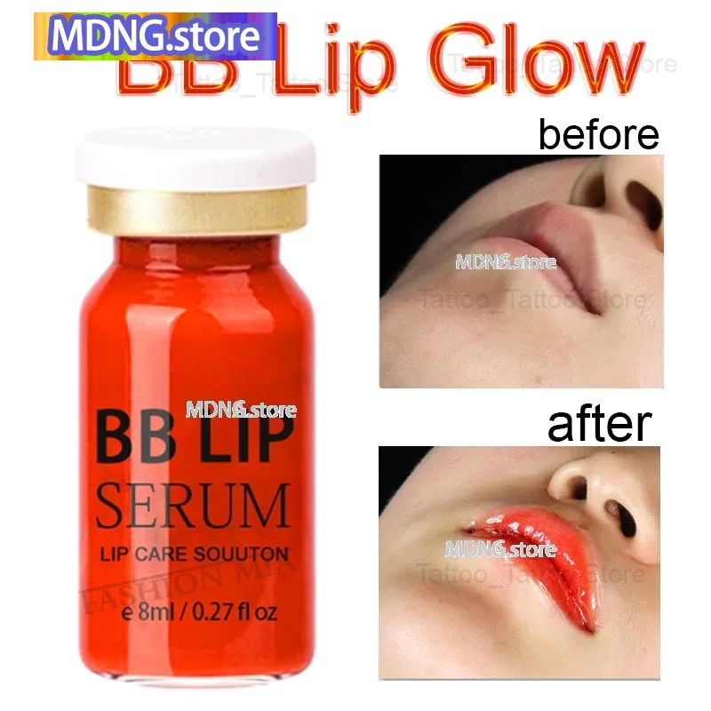 

8mlBB Gream Lip Korean Cosmetics Ampoule Serum For MST Moisture Long Lasting Sexy Make Up Lip Gloss Tint Dyeing Liquid